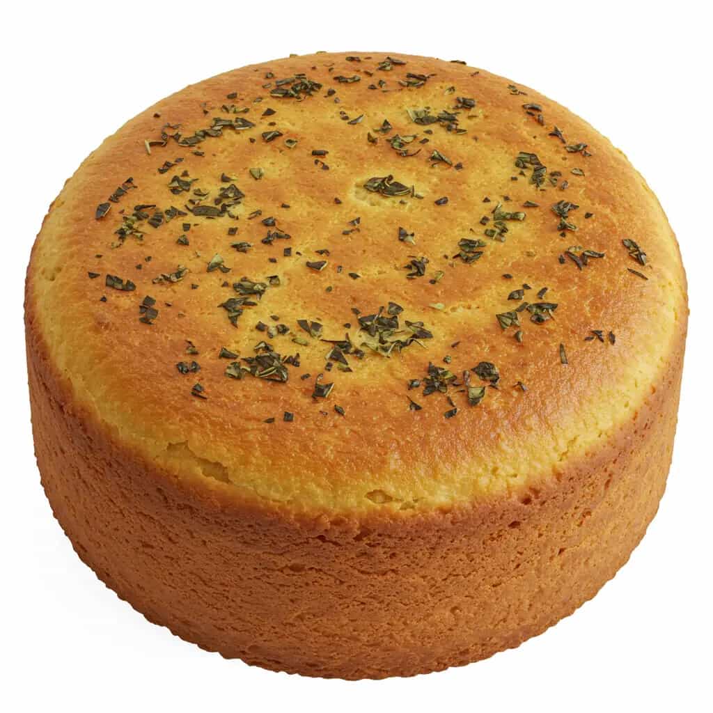 Torta cremosa de presunto e queijo