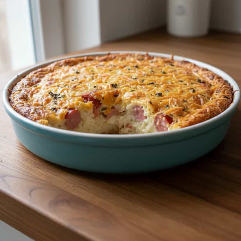 Foto deliciosa de Torta de Arroz pronta para servir - Tortas Salgadas