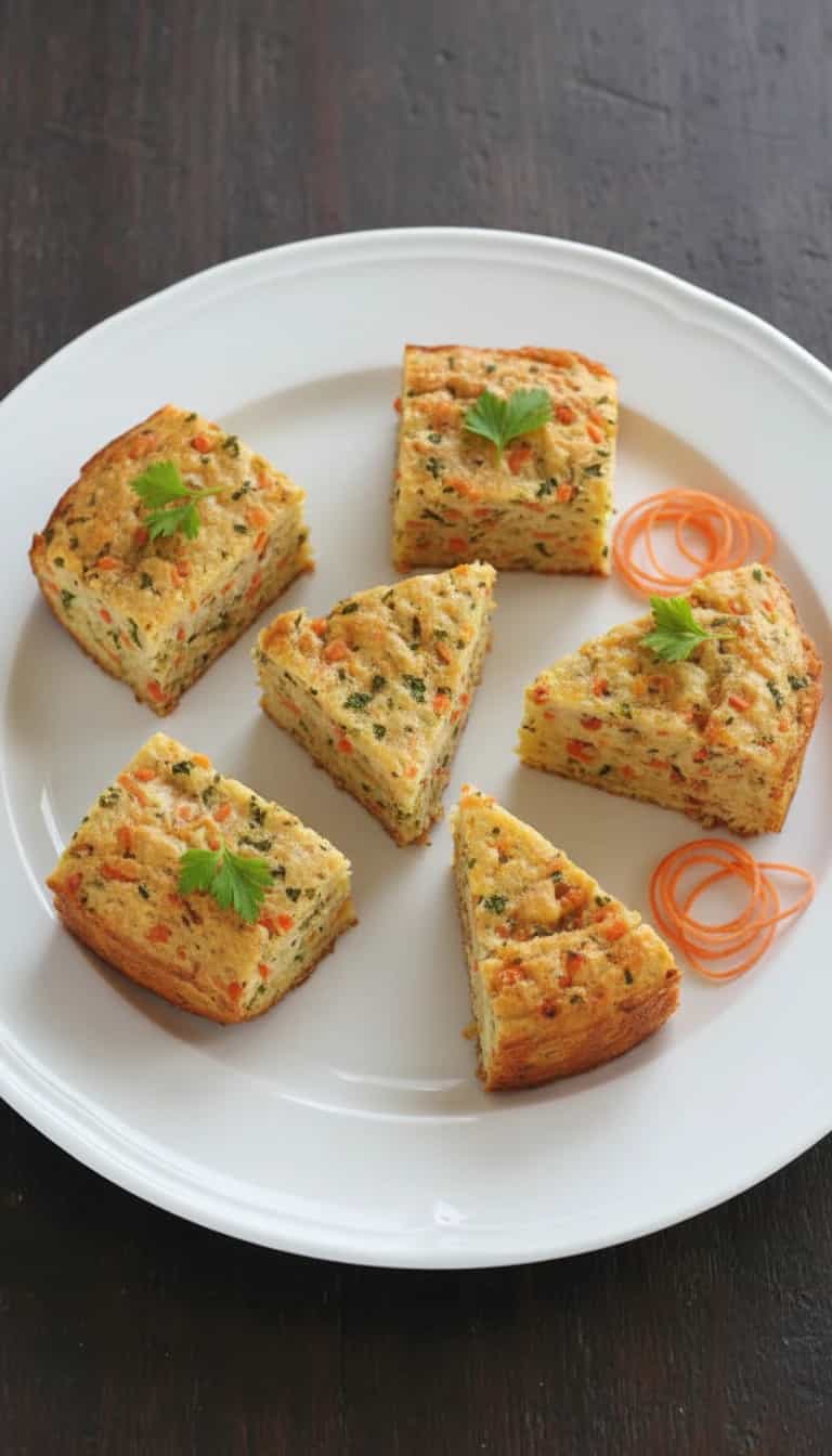 Foto deliciosa de Torta de Arroz com Requeijão pronta para servir - Tortas Salgadas