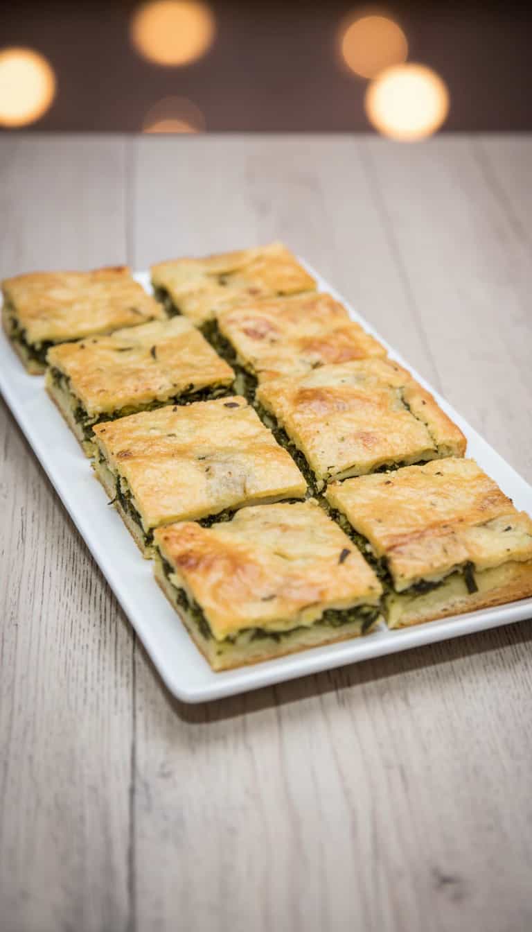 Foto deliciosa de Torta de Atum e Escarola pronta para servir - Outras Receitas