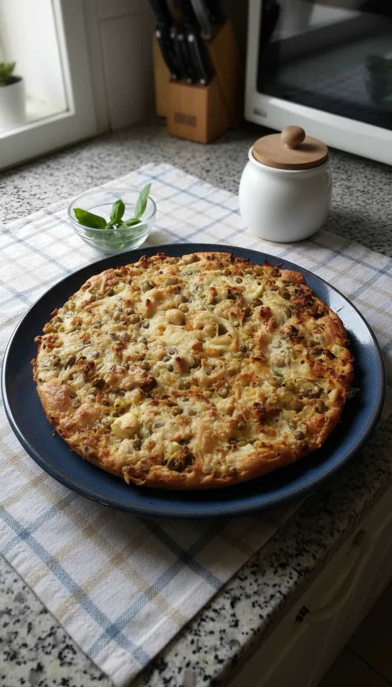 Foto deliciosa de Torta de Bacalhau pronta para servir - Peixes & Frutos do Mar