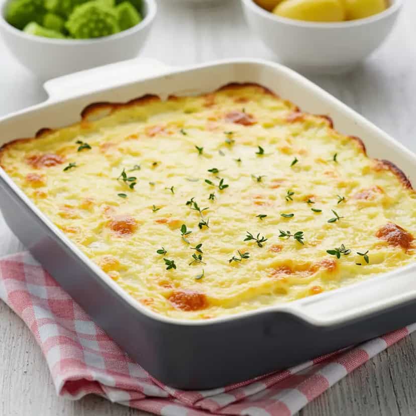 Foto deliciosa de Torta de Bacalhau pronta para servir - Peixes & Frutos do Mar
