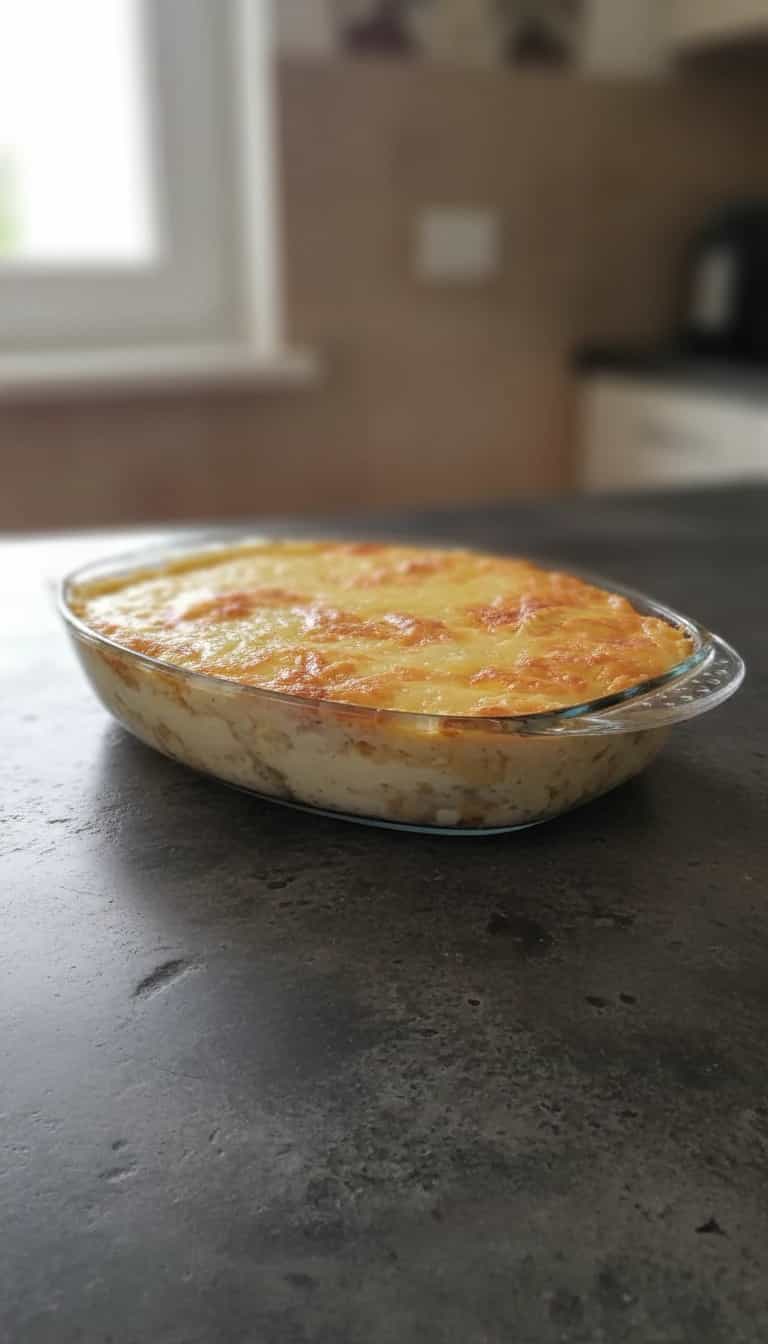 Foto deliciosa de Torta de Bacalhau Assada pronta para servir - Peixes & Frutos do Mar