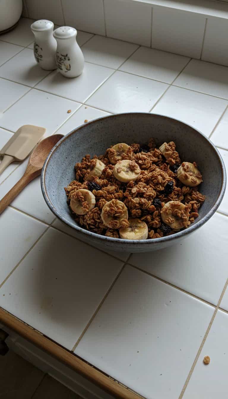 Foto deliciosa de Torta de Banana com Aveia e Canela pronta para servir - Tortas & Tortinhas
