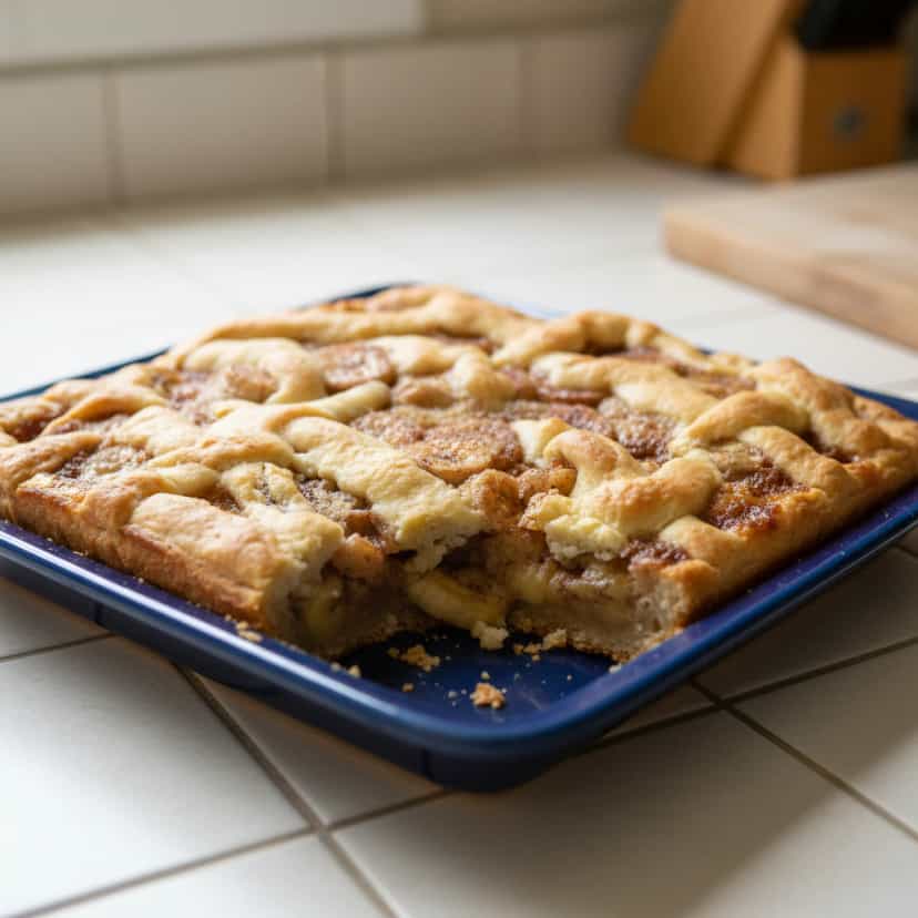 Foto deliciosa de Torta de Banana com Canela pronta para servir - Tortas & Tortinhas