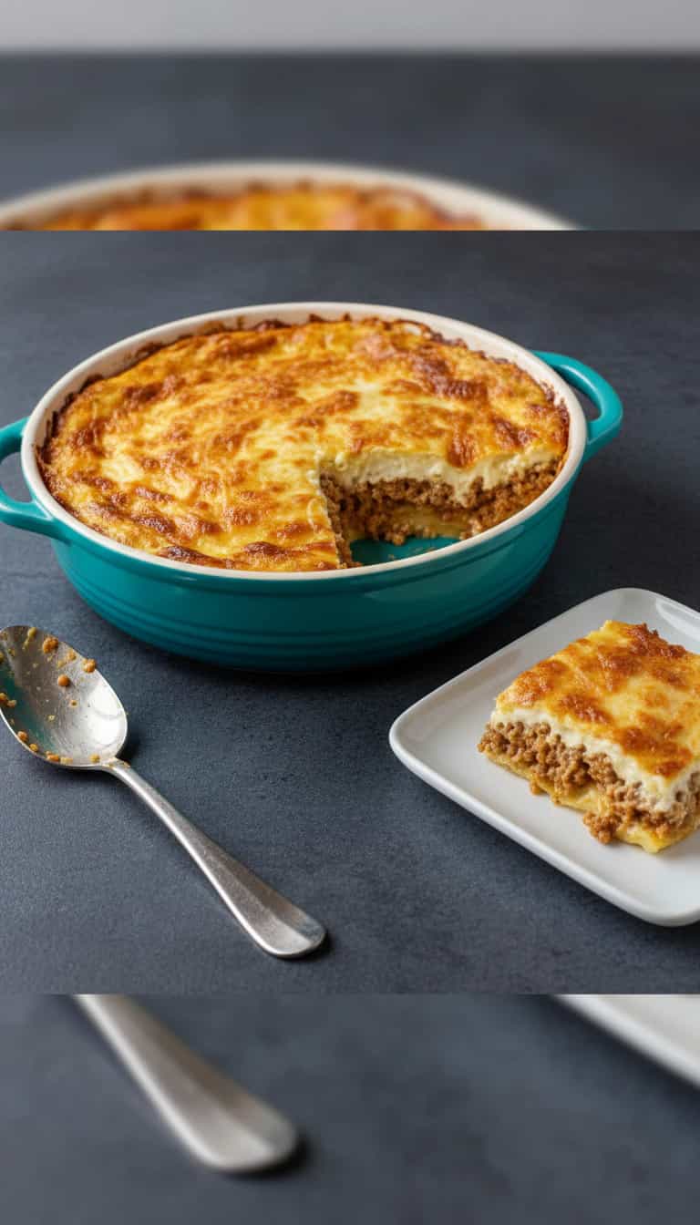 Foto deliciosa de Torta de Batata com Bacalhau pronta para servir - Tortas Salgadas