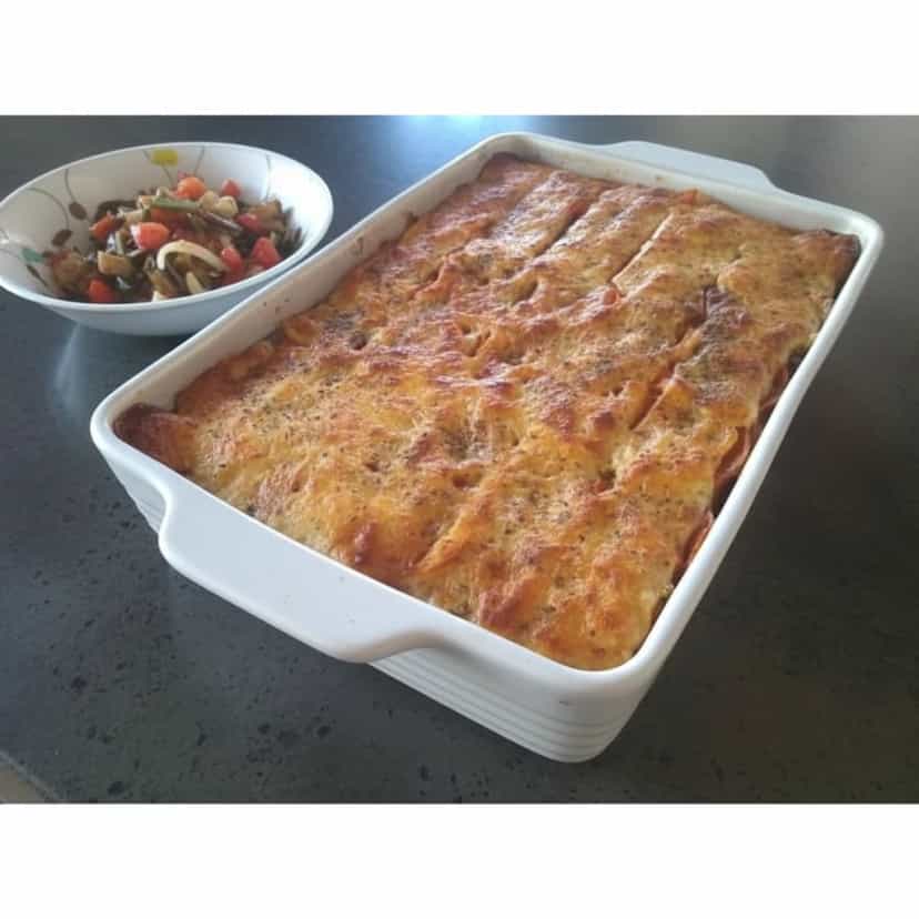 Foto deliciosa de Torta de Berinjela Assada pronta para servir - Tortas Salgadas