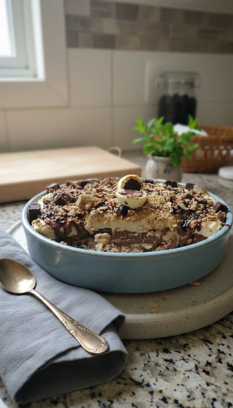 Foto deliciosa de Torta de Bis com Ganache Duplo pronta para servir - Tortas & Tortinhas