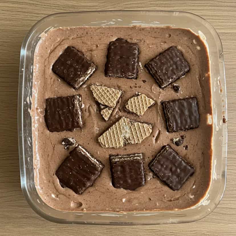 Foto deliciosa de Torta de bis (simples) pronta para servir - Tortas & Tortinhas