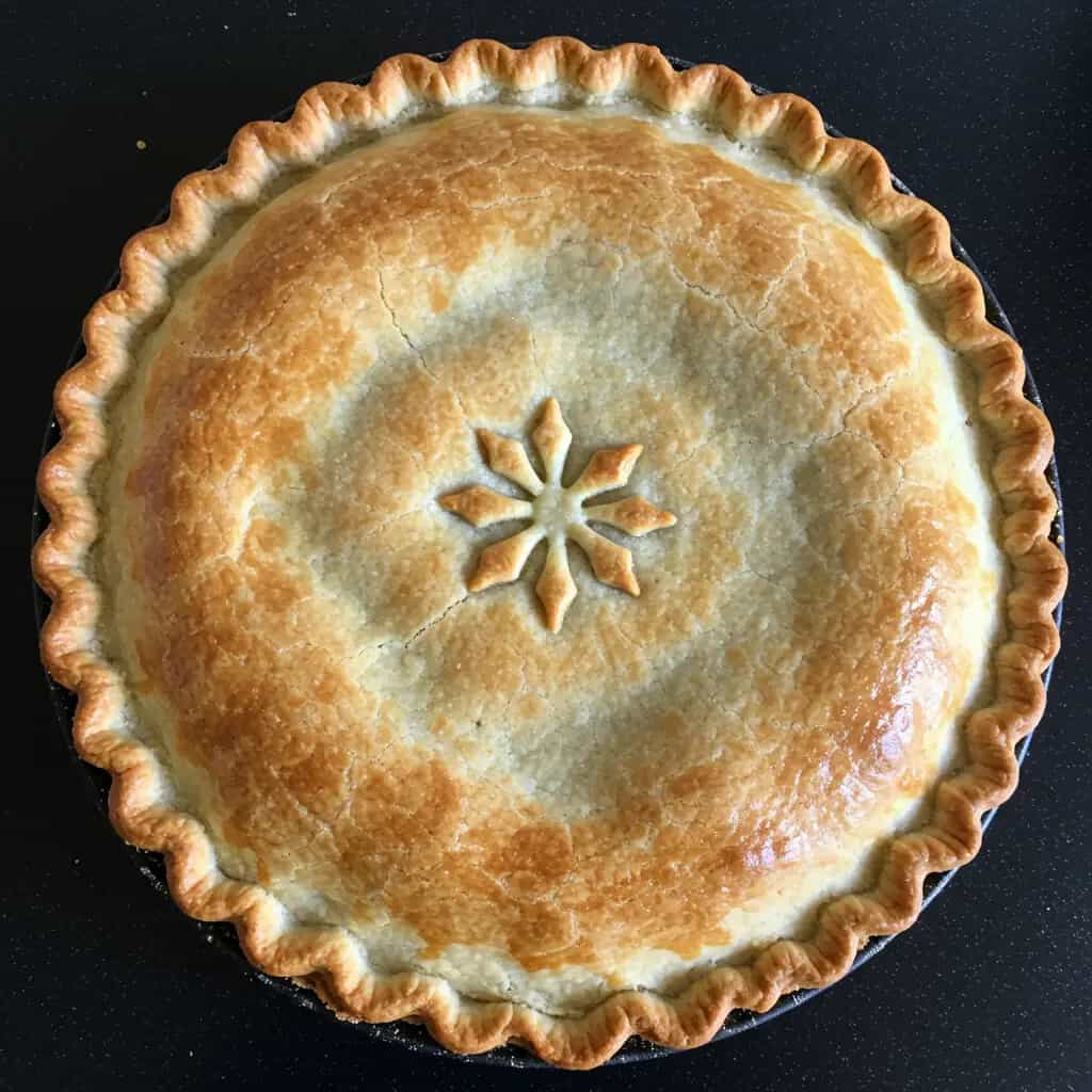 Torta de Brócolis, Bacon e Ricota