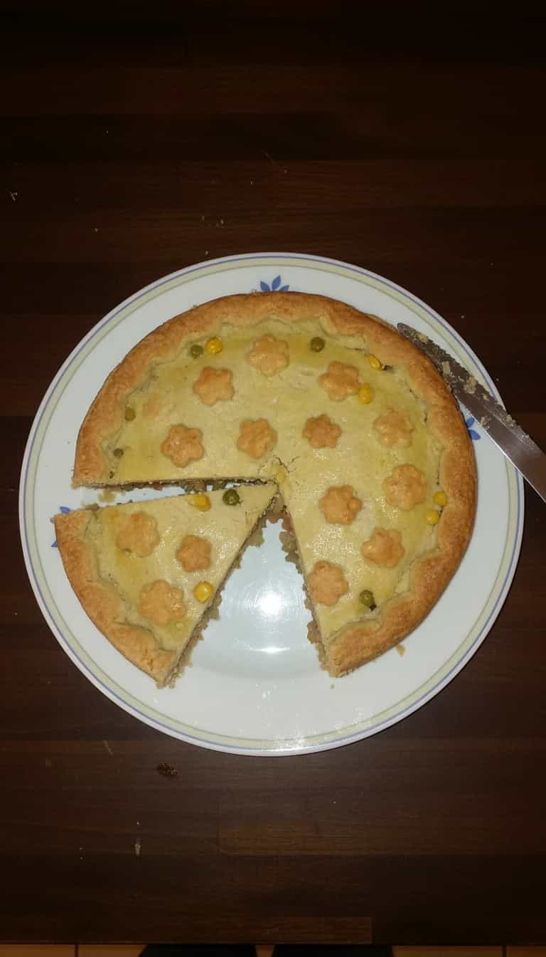 Foto deliciosa de Torta de Camarão pronta para servir - Tortas Salgadas