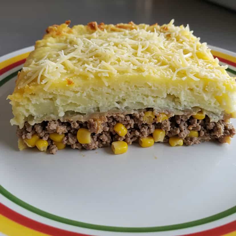 Foto deliciosa de Torta de Carne Moída pronta para servir - Tortas Salgadas