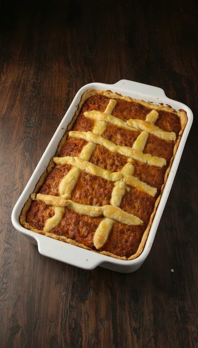 Foto deliciosa de Torta de Carne Moída pronta para servir - Tortas Salgadas