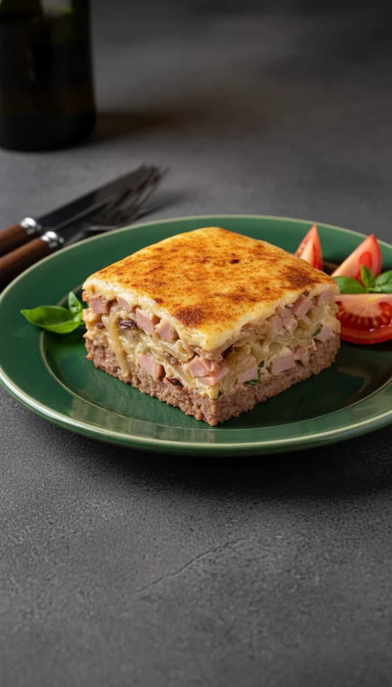 Foto deliciosa de Torta de Carne Moída pronta para servir - Tortas Salgadas