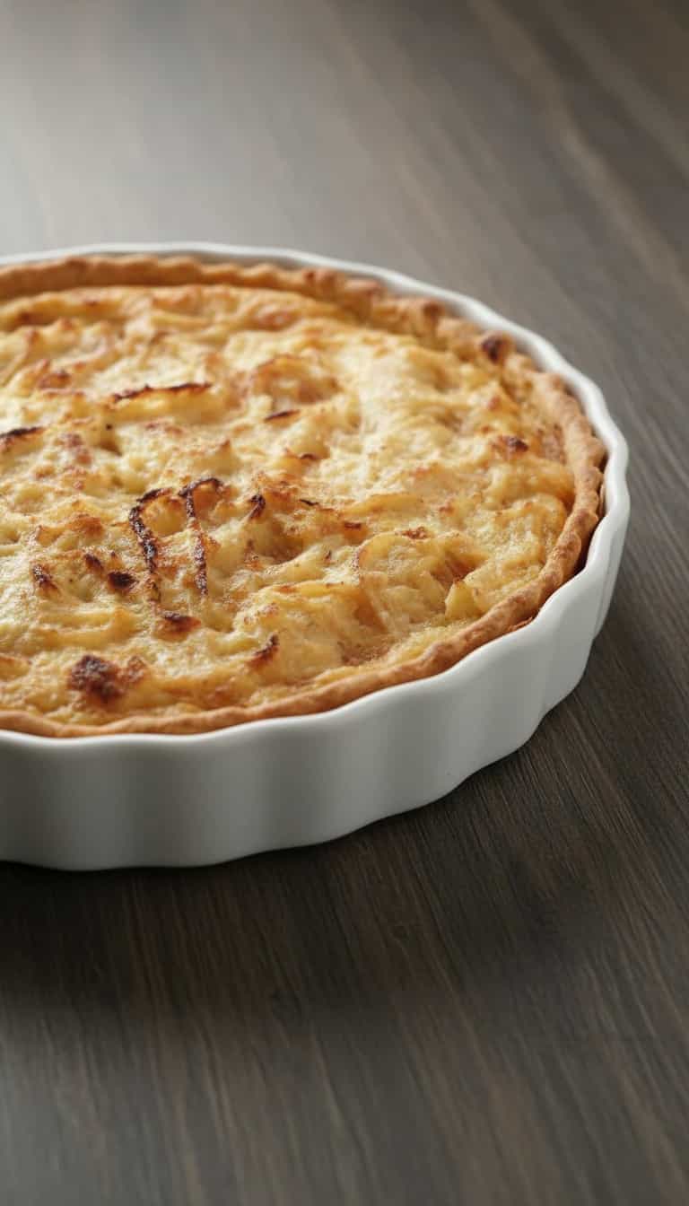 Foto deliciosa de Torta de Cebola pronta para servir - Tortas Salgadas