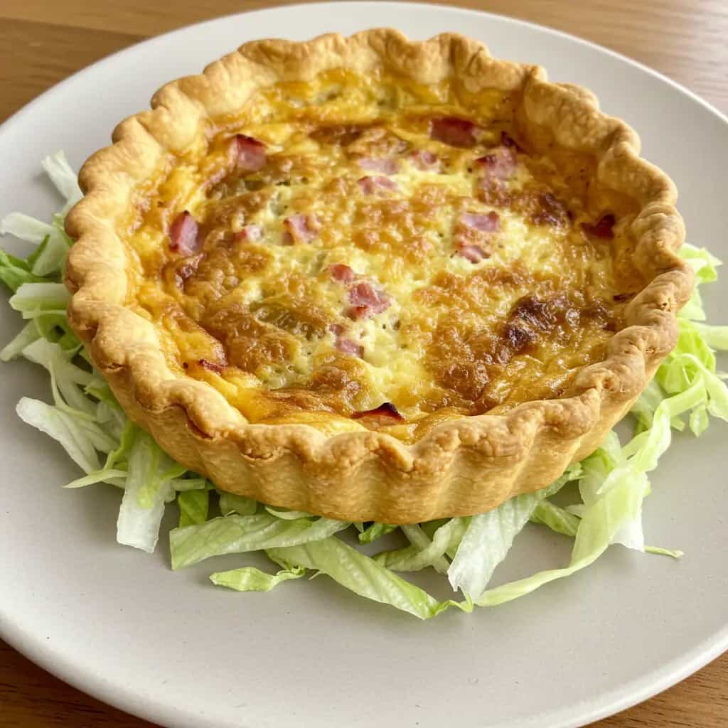 Torta de Cebola e Presunto