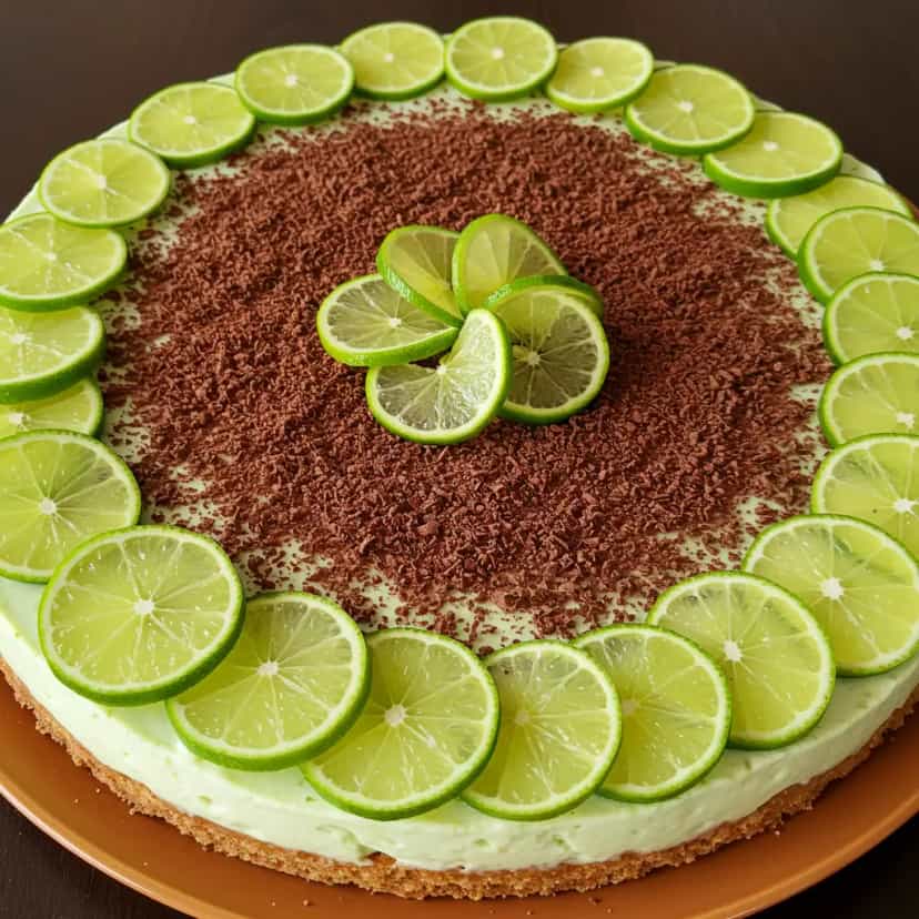 Foto deliciosa de Torta de Chocolate com Limão Siciliano pronta para servir - Tortas & Tortinhas