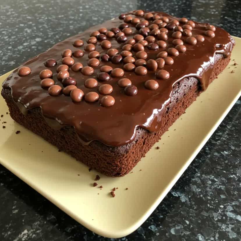 Foto deliciosa de Torta de Chocolate com Recheio Cremoso pronta para servir - Tortas & Tortinhas