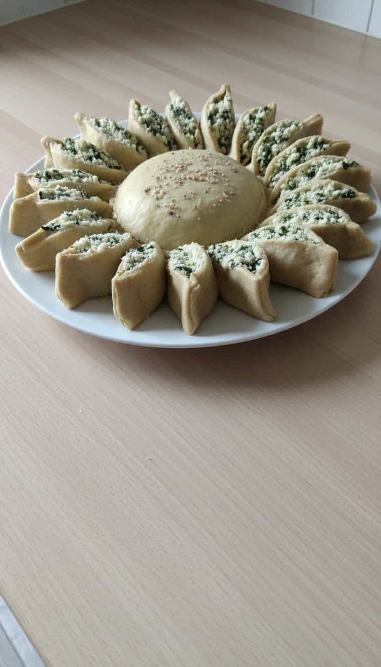 Foto deliciosa de Torta de Espinafre com Ricota pronta para servir - Tortas Salgadas