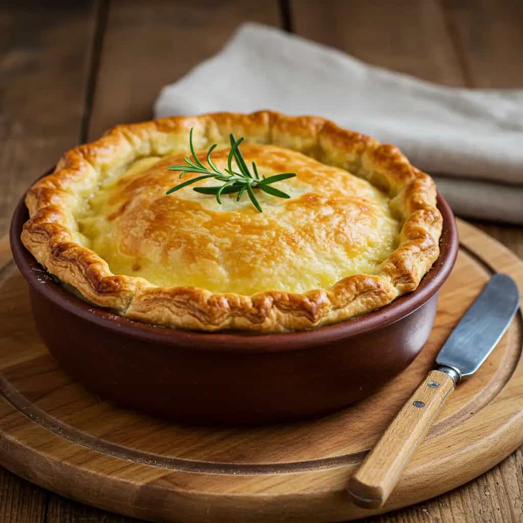 Torta de Frango ao Curry