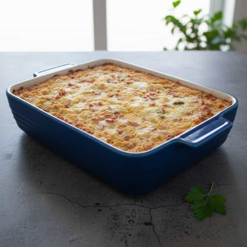 Foto deliciosa de Torta de Frango com Palmito pronta para servir - Tortas Salgadas