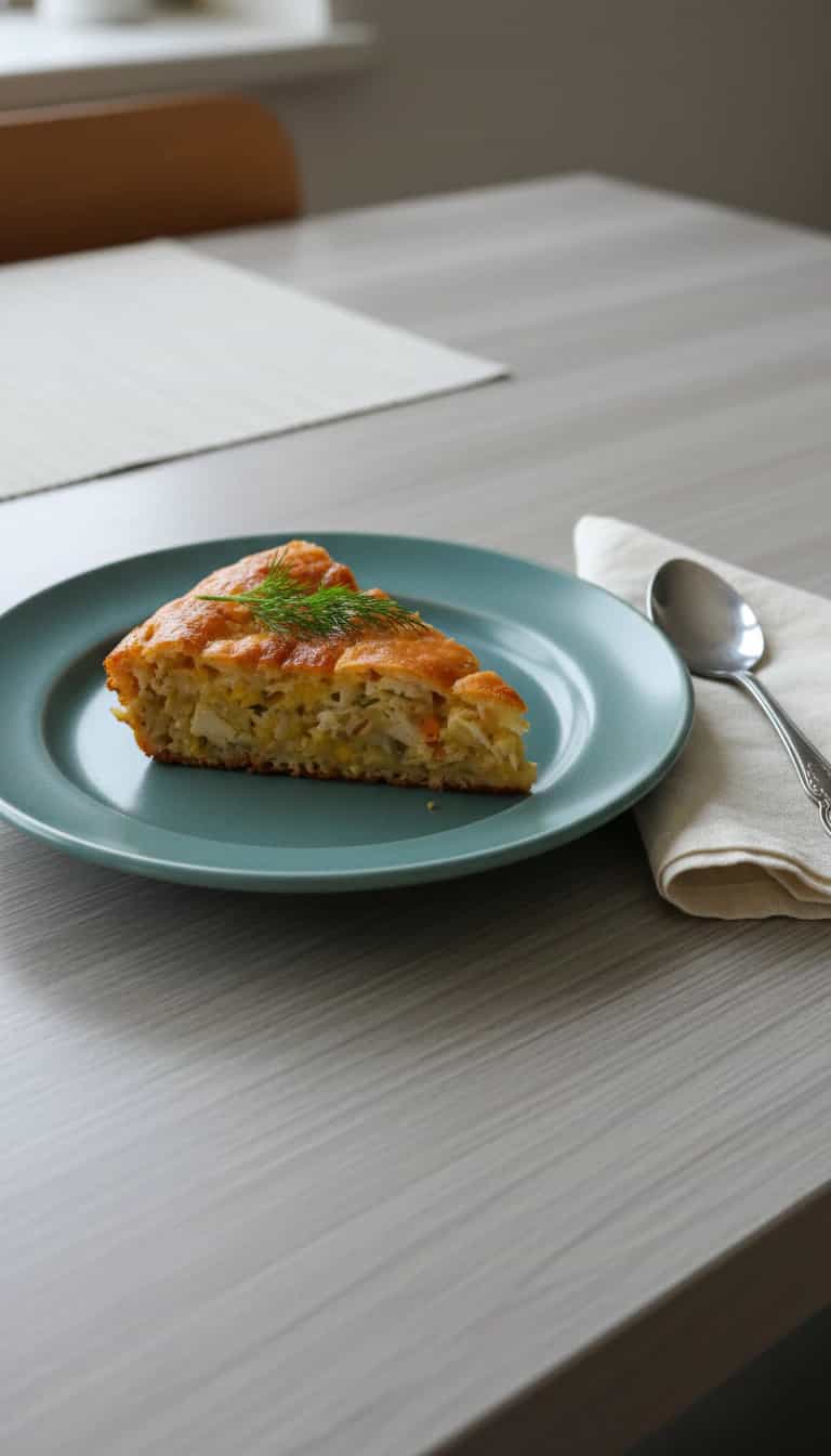 Foto deliciosa de Torta de Frango Cremosa e Fácil pronta para servir - Carnes & Frango