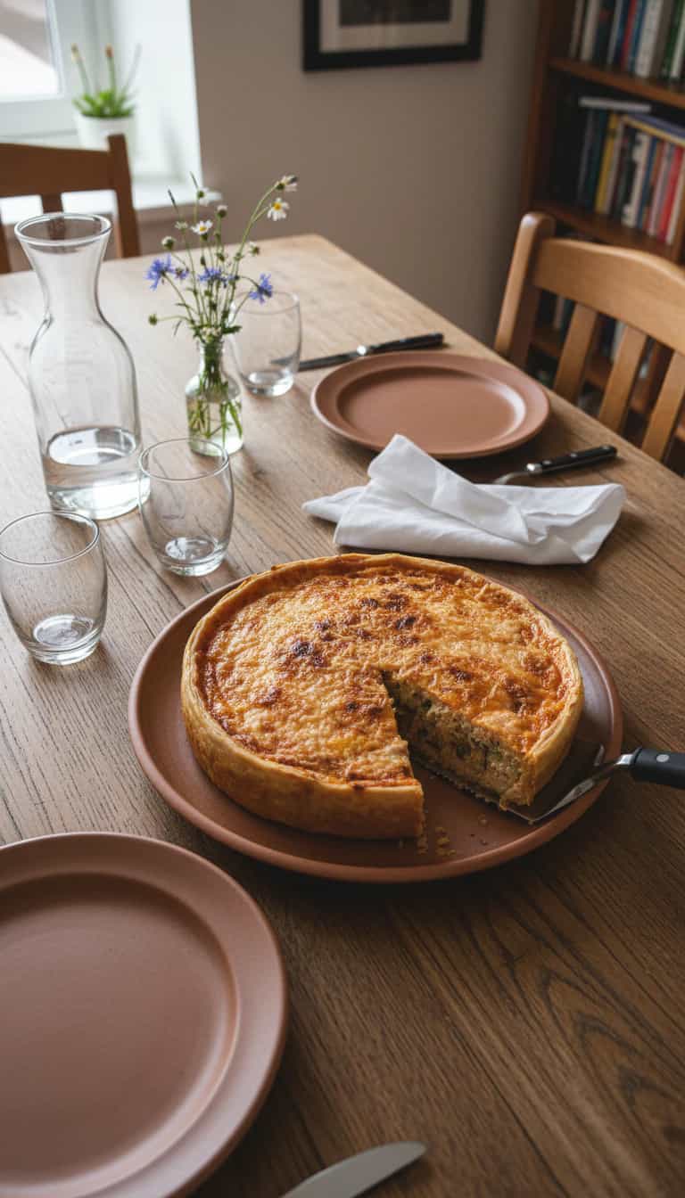 Foto deliciosa de Torta de Frango e Batata pronta para servir - Tortas Salgadas