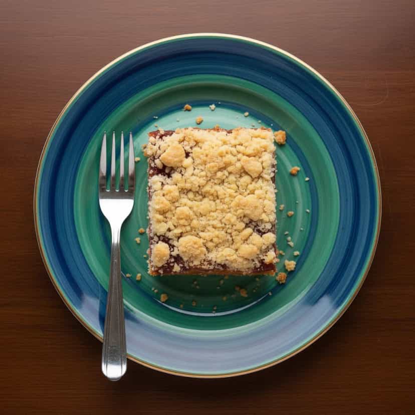 Foto deliciosa de Torta de Goiabada com Farofa Crocante pronta para servir - Tortas & Tortinhas