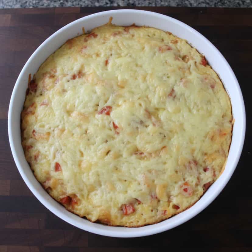 Foto deliciosa de Torta de Inhame com Calabresa pronta para servir - Tortas Salgadas