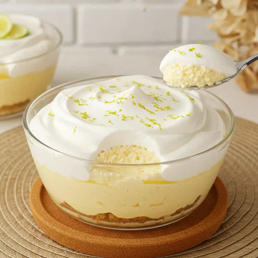 Foto deliciosa de Torta de Limão pronta para servir - Tortas & Tortinhas