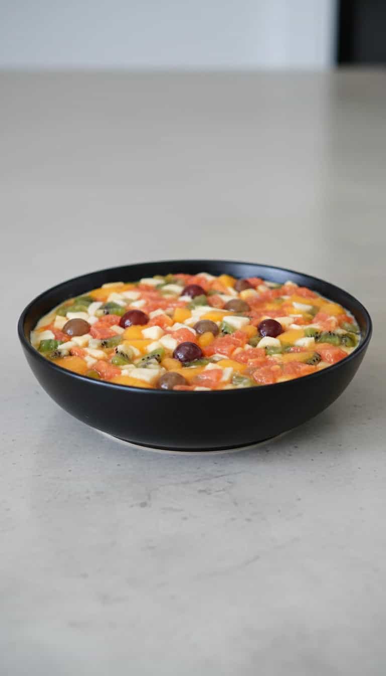 Foto deliciosa de Torta de Limão com Frutas Frescas pronta para servir - Tortas & Tortinhas