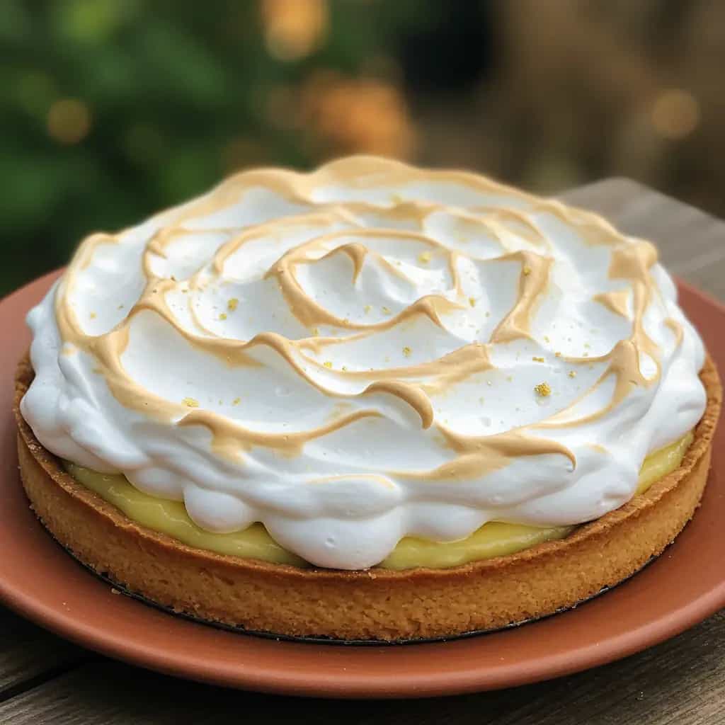 Torta de Limão com Suspiro Cremoso