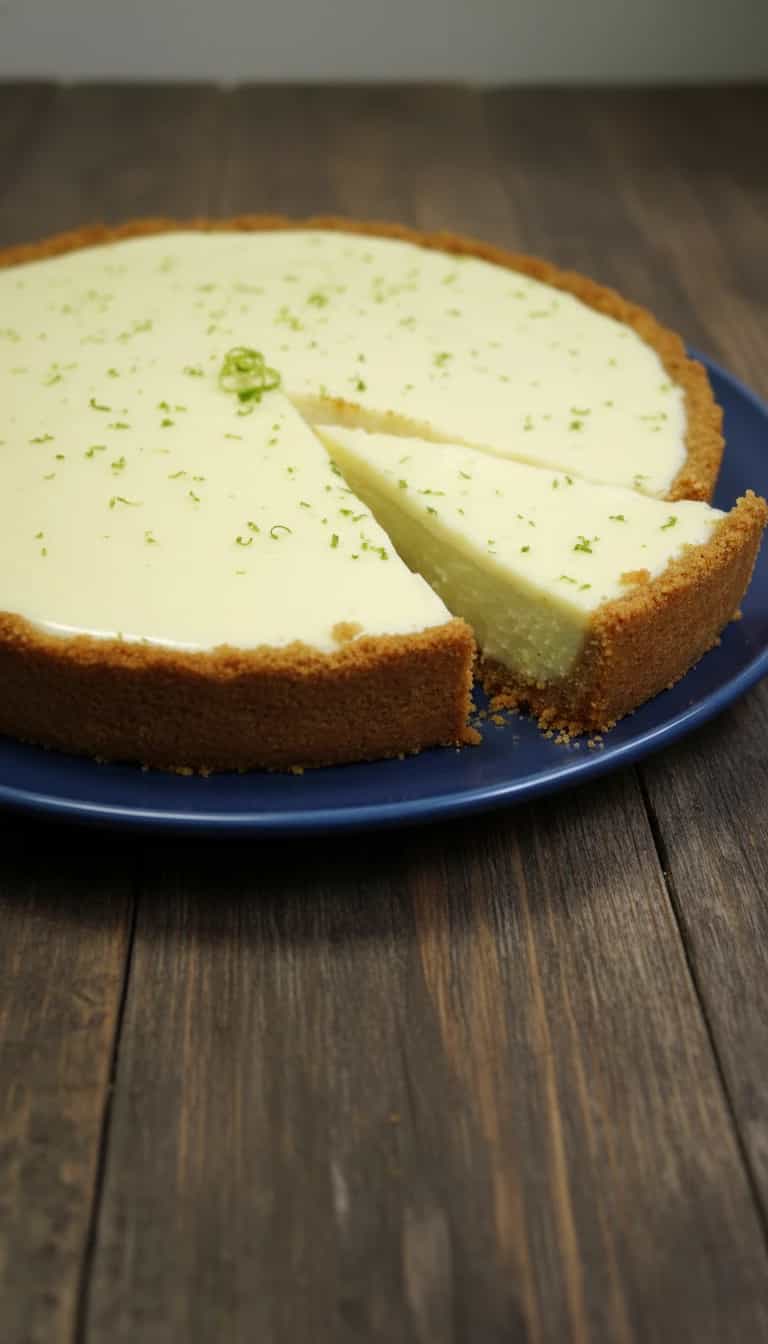 Foto deliciosa de Torta de Limão Cremosa pronta para servir - Tortas & Tortinhas