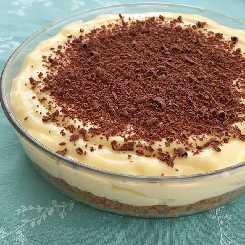 Foto deliciosa de Torta de Limão Cremosa pronta para servir - Tortas & Tortinhas