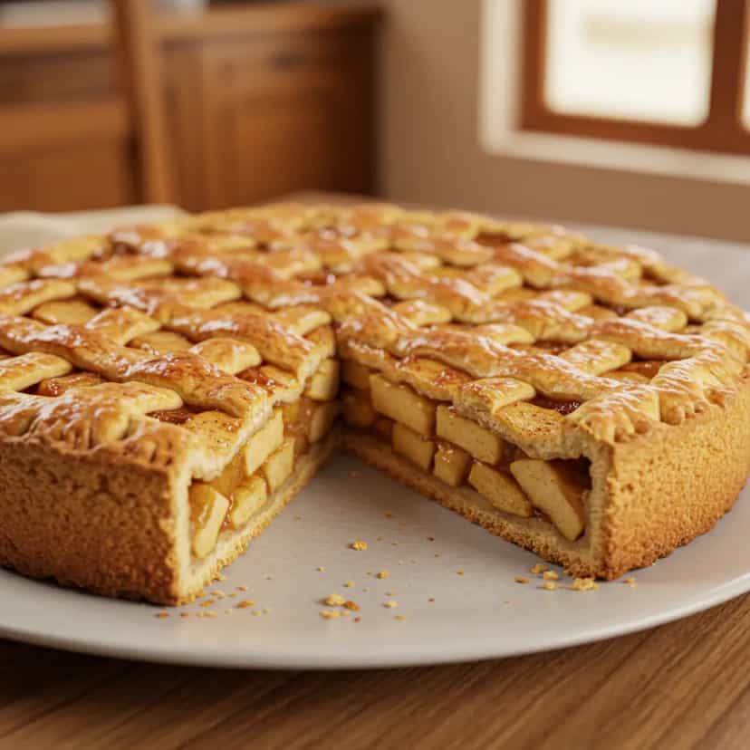 Foto deliciosa de Torta de Maçã pronta para servir - Tortas & Tortinhas