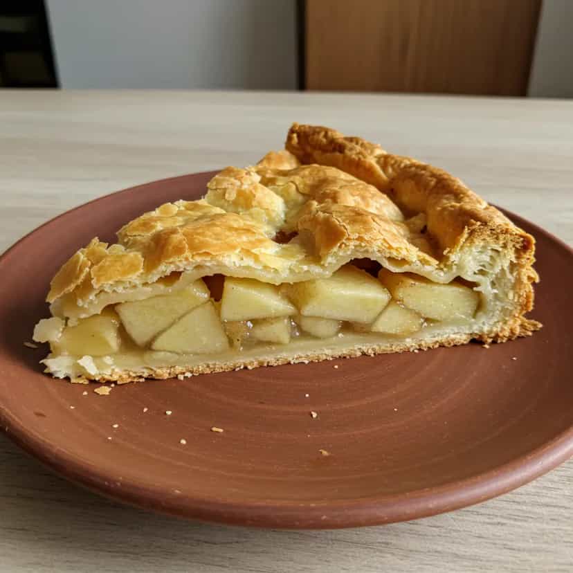 Foto deliciosa de Torta de Maçã Caseira pronta para servir - Tortas & Tortinhas
