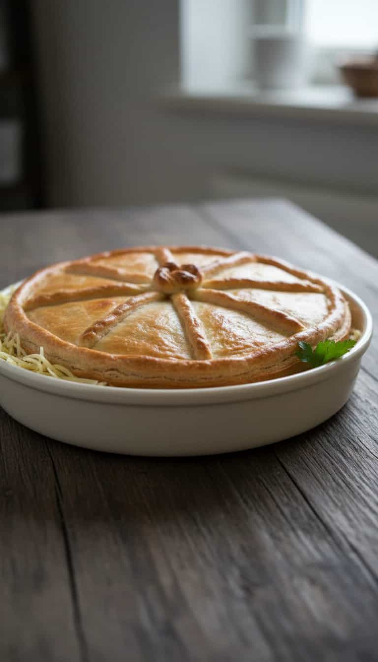 Foto deliciosa de Torta de Milho e Presunto pronta para servir - Tortas Salgadas