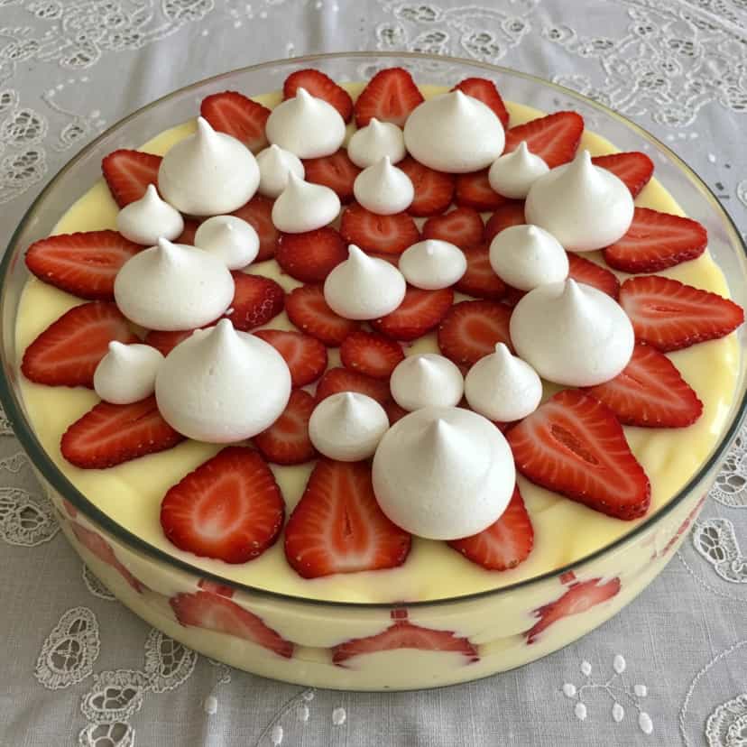 Foto deliciosa de Torta de Morango pronta para servir - Tortas & Tortinhas