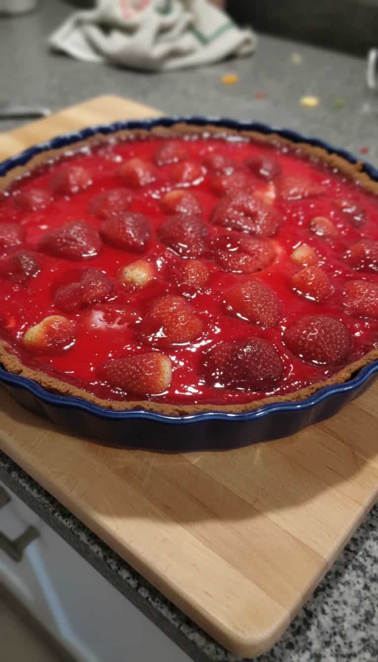 Foto deliciosa de Torta de morango delícia pronta para servir - Tortas & Tortinhas