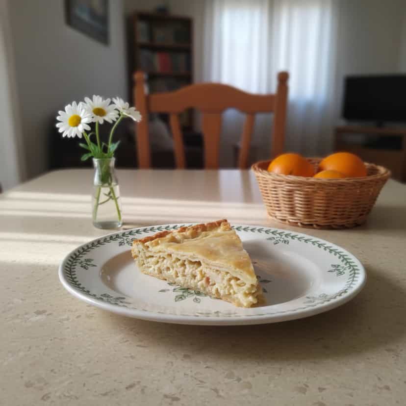 Foto deliciosa de Torta de Palmito e Azeitona pronta para servir - Tortas Salgadas