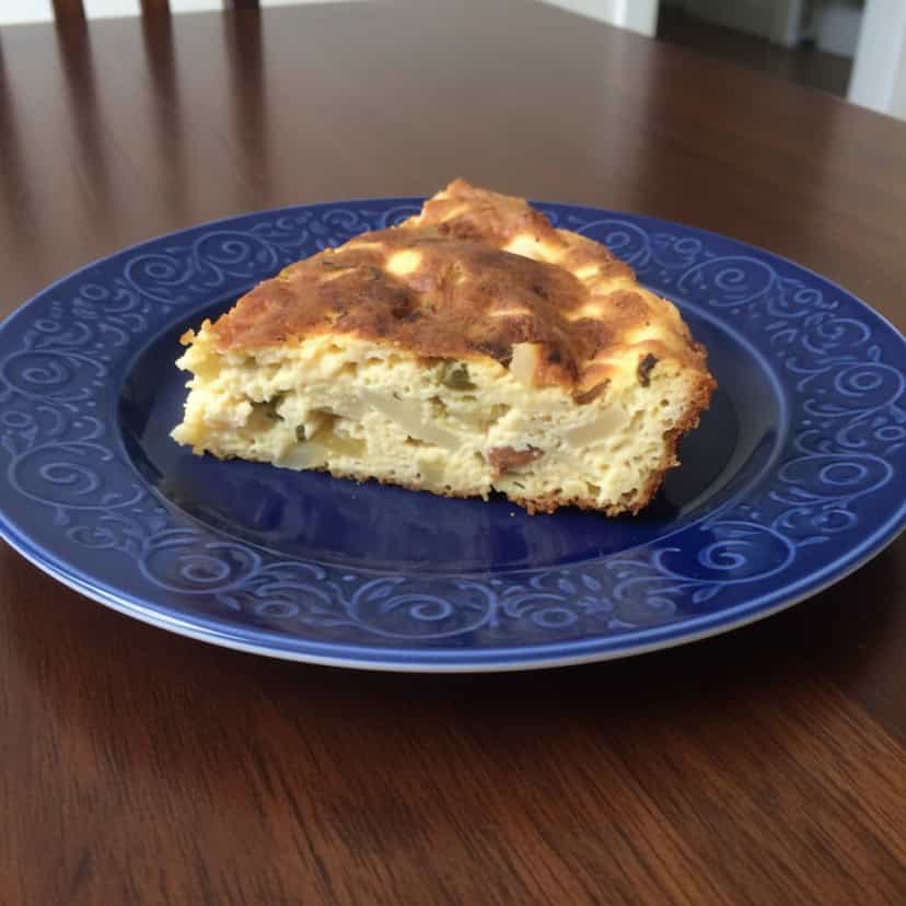 Foto deliciosa de Torta de Palmito e Azeitonas pronta para servir - Tortas Salgadas
