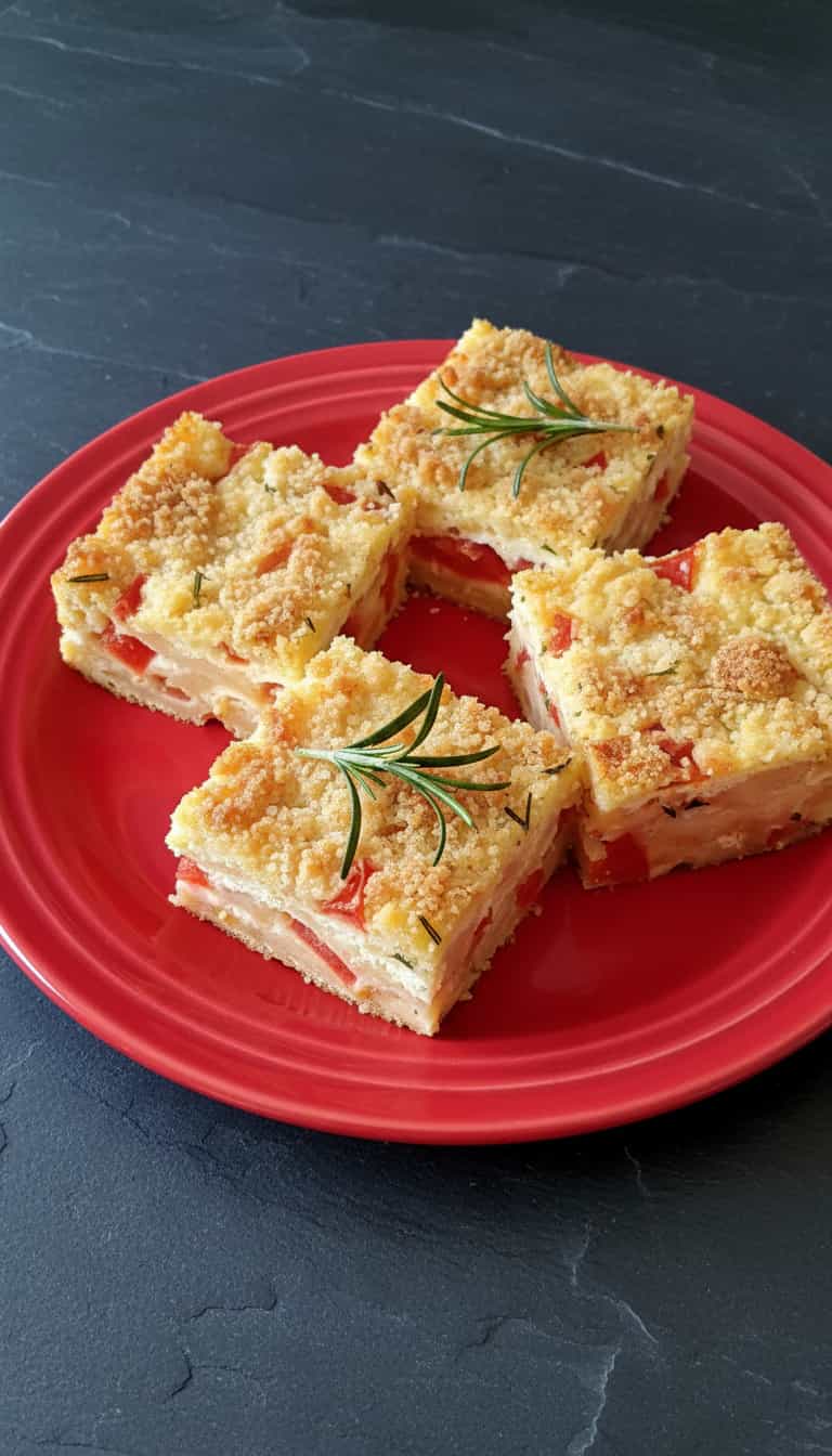 Foto deliciosa de Torta de Pão com Queijo pronta para servir - Lanches de Padaria