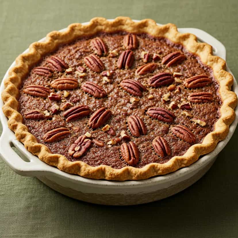 Foto deliciosa de Torta de Pecã Caseira pronta para servir - Tortas & Tortinhas