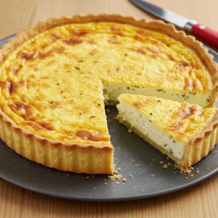Foto deliciosa de Torta de Queijos pronta para servir - Tortas Salgadas