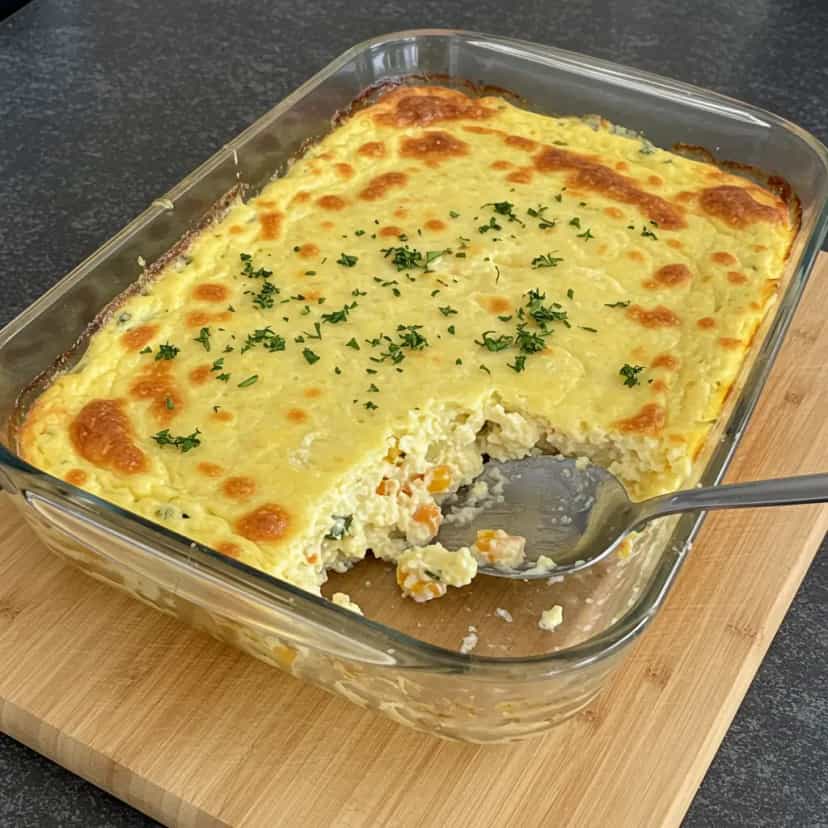 Foto deliciosa de Torta de Repolho e Chuchu Assada pronta para servir - Tortas Salgadas