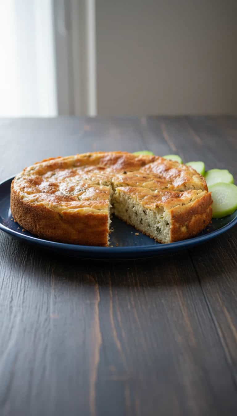 Foto deliciosa de Torta de Ricota e Chuchu pronta para servir - Tortas Salgadas