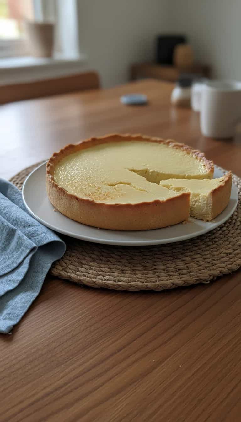 Foto deliciosa de Torta de Ricota Leve e Cremosa pronta para servir - Tortas & Tortinhas