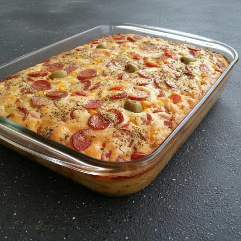 Foto deliciosa de Torta de Salsicha de Liquidificador pronta para servir - Outras Receitas