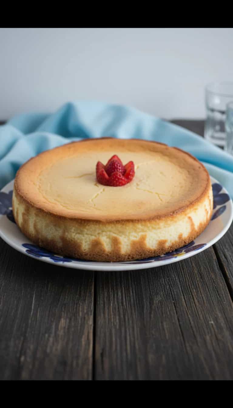 Foto deliciosa de Torta de Três Queijos pronta para servir - Lanches de Padaria