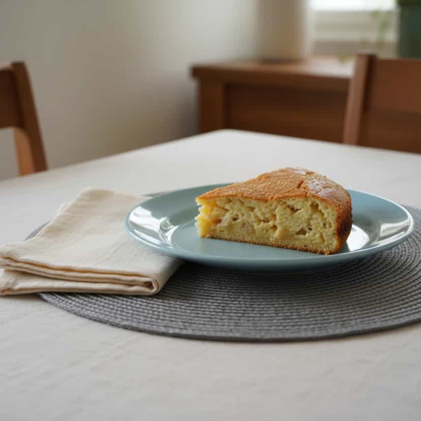 Foto deliciosa de Torta de Três Queijos pronta para servir - Outras Receitas